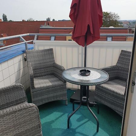 Dachgeschoss Apartment Mit Ausblick Halle  Dış mekan fotoğraf