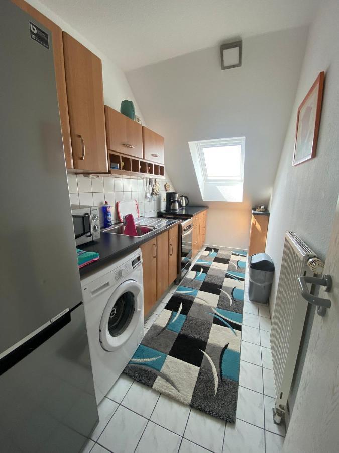Dachgeschoss Apartment Mit Ausblick Halle  Dış mekan fotoğraf
